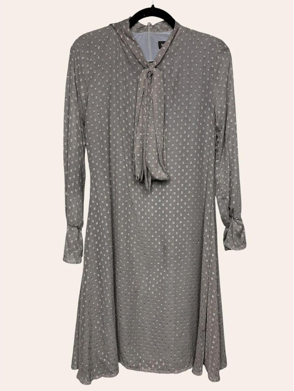 Bella Donna Silver Shimmer Dress